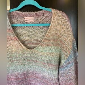 Urban Outfitters Multi Colored Crop Sweater